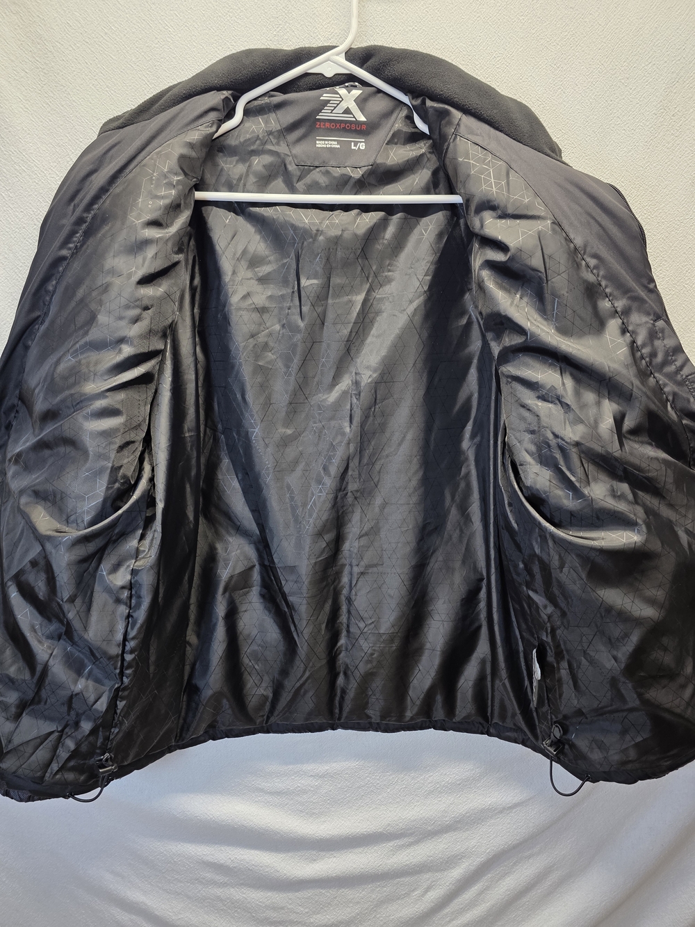 ZeroXposur men's quilted puffer jacket with a textured pattern Size L - Picture 6 of 12